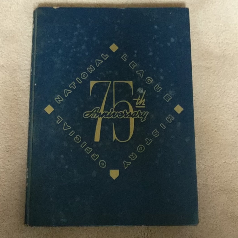 RARE Baseball fan Vintage National League baseball book